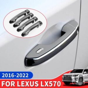 外装ドアハンドルカバーレクサス LX570 LX 570 アップグレード装飾アクセサリー 2019-22