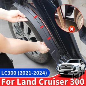 2021-2024 トヨタランドクルーザー 300 LC300 リアフェンダーライニングアクセサリーチューニング 2024 2022 2023 に