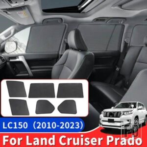 トヨタランドクルーザープラド 150 LC150 FJ150 2010-2023 チューニング室内装飾アクセサリーウィンドウスクリーン WINDOWS ベントバイザー