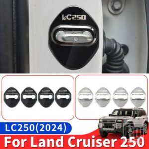 トヨタランドクルーザー 250 2024 1958 プラド LC250 初版ドアロックブラケットカバーインテリアアップグレードアクセサリー