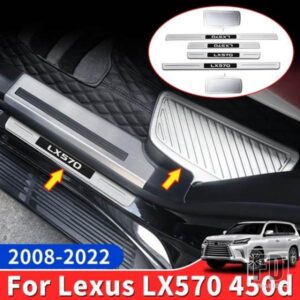 ステンレス閾値レクサス LX 570 LX570 2008-2018-22 内装アクセサリー