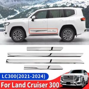 トヨタランドクルーザー 300 LC300 2021-24 モールドスタイリング外装アクセサリードアクローム装飾ストリップ