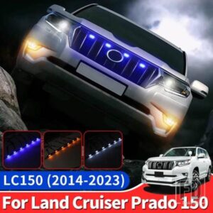 2014-2021 トヨタランドクルーザープラド 150 LC150 アクセサリー LED ライト中央グリルクリアランスランプ幅ランプ