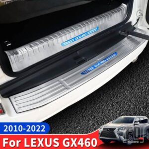 テールゲートステンレスしきい値プロテクターパネルレクサス GX460 GX 460 2010-2022 2021 トランクリアドア装飾アクセサリー