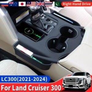 2021-2024 2023 トヨタランドクルーザー 300 右ハンドルセンターコンソール収納スリーブ LC300 インテリアアクセサリー
