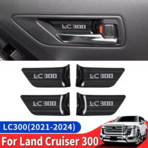 トヨタランドクルーザー 300 2022 2024 LC300 チューニング室内装飾アクセサリーアップグレードステンレスドアハンドル