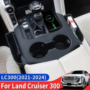 2021-2024 トヨタランドクルーザー 300 センターコンソール収納スリーブギアカバー LC300 インテリアアップグレードアクセサリー