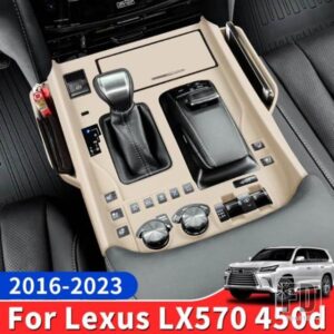 2016-2023 2022 レクサス LX570 LX450D センターコンソール収納スリーブギアカバー LX 570 インテリアアップグレードアクセサリー