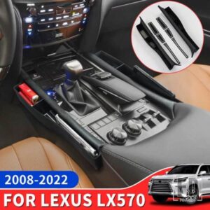 シートギャップ多機能トレイレクサス LX 570 LX570 2021-2008 インテリアアクセサリー中央制御収納ボックス
