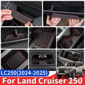トヨタランドクルーザー 250 2024 2025 プラド LC250 1958 初版ゲートスロットマットインテリアアップグレードアクセサリー