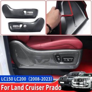 トヨタランドクルーザープラド 150 200 2008-2023 2022 シート調整パネルカバー LC150 LC200 インテリアアクセサリー