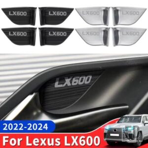 2022 2023 2024 レクサス LX600 ステンレスドアハンドル装飾ペースト LX500D LX 600 インテリアアップグレードアクセサリー