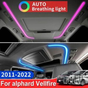 アンビエンスライトルーフ定光モジュールトヨタアルファードヴェルファイア 30 シリーズ 2015-2022 自動色アクセサリー