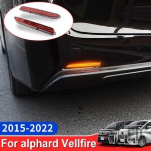 2015-2021 トヨタアルファードヴェルファイア 30 リアフォグランプ自動車バンパーリフレクターランプストップランプアクセサリー