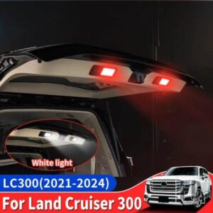 2022-2025 トヨタランドクルーザー 300 アップグレード室内装飾アクセサリーテールゲートハザード灯 LC300 FJ300 トランクライト