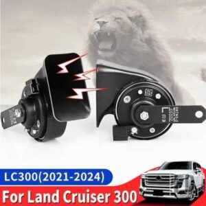 2021-23 トヨタランドクルーザー 300 カタツムリホーンフロントスピーカー高音低音 LC300 交換部品アップグレードアクセサリー