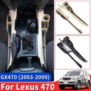 カップホルダーシートギャップ収納ボックストヨタランドクルーズプラド 120 LC120 FJ120 2009-2003 ギアボックスアップグレードインナーアクセサリー