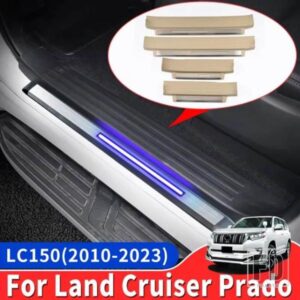 2010-2023 トヨタランドクルーザープラド 150 しきい値アクセサリーペダル LED ライト LC150 アップグレードインテリア FJ150