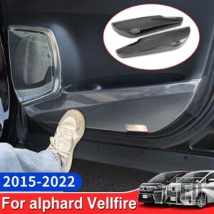 トヨタアルファードヴェルファイア 30 シリーズ 2015-2022 2020 2019 アップグレード装飾アクセサリードアキックプレートホーンパッド