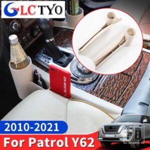 日産パトロール Y62 2010-2021 2015 2016-19 水カップ収納ボックスシートギャップブラケット室内装飾アクセサリー