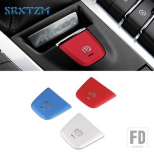 中央ハンドブレーキホールド P ボタンスイッチ装飾カバートリムポルシェマカン 2014-2018 インテリアステッカー