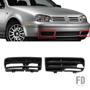 1 個フロントアンダーグリルバンパーベントフォルクスワーゲン VW ゴルフ MK4 GTI バリアント 4 モーション 1998-2006 1J0853665B 1J0853665C 1J0853666E