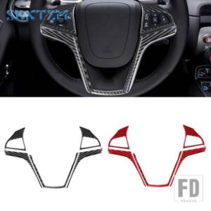 ステアリングホイールトリムカーボンステッカーシボレーカマロ 2010-15 ACCESSORI