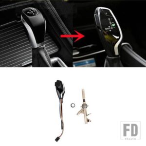 BMW X1 F48 2016-2019 1 シリーズ F52 2017-2019 LHD 左ハンドル用ギアシフトノブ LED ライト電子シフトレバー