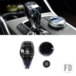 BMW 3 シリーズ G20 G28 4 シリーズ G22 X3 X4 X5 X6 インテリアアクセサリー 3 個クリスタル MGU モデルギアシフトノブハンドル IDRIVE
