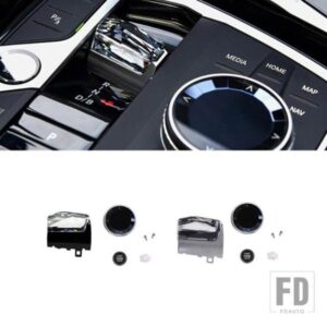クリスタルギアシフトノブエンジンボタン BMW G20 G12 I3 G28 I4 G26 I7 G70 IX3 G08 X5 G05 X6 G06 X7 G07 LHD RHD 金属ベース