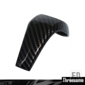 カーボンルックプラスチックギアシフトノブハンドルカバートリム BMW F46 2015-2018 X1 F48 2016-2018 1 個アクセサリー