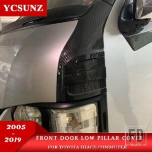 2005-2019 フロントドア低柱カバートヨタハイエースコミューター 2016-19 カースタイリング YCSUNZ