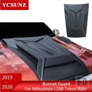 2019 ボンネットガードフードスクープ三菱 L200 2019-21 トリトン RAM 1200 STRADA STRAKAR バーバリアンとナットダブルキャビン