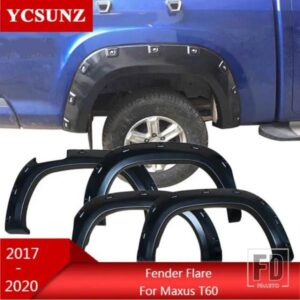 ホイールアーチマッドガードフェンダーフレア MAXUS LDV T60 UTE 2017-21 ダブルキャビンアクセサリー YCSUNZ