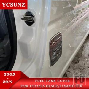 2005-2019 クローム燃料タンクカバートヨタハイエースコミューター 38657 2016 カースタイリング外装部品