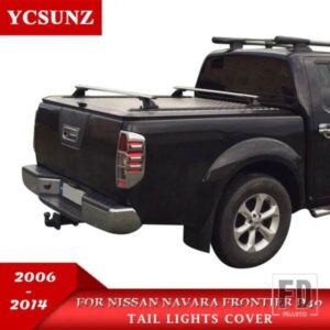 車クロームナバラ 2006 アクセサリーテールライトカバーランプトリム日産フロンティアナバラ D40 2006-2013 カースタイリングプレート部分