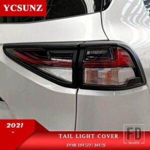 ABS テールライトカバーいすゞ MUX MU-X 2021 2022 SUV リアライトランプフード外装部品カースタイリング YCSUNZ