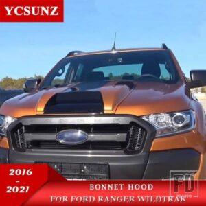 ボンネットスクープフードフォードレンジャー T7 WILDTRAK フォードエンデバーエベレスト 2016-21 ピックアップトラックカーアクセサリー