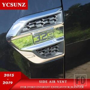2016-2019 クロームサイドエアベントフォードエベレストエンデバーレンジャー WILDTRAK T7 2016-19 カーアクセサリー