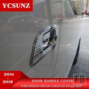 クロームドアハンドルカバー日産 URVAN キャラバン NV350 E26 2016 2017 2018 カースタイリングプレート部品