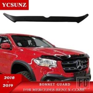 ボンネットガードメルセデス ベンツ X クラス 2018 2019 2020 フードディフレクターバグシールド着色ガードダブルキャブカーアクセサリー