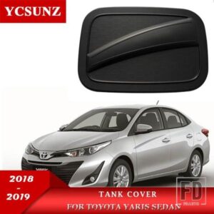 ABS ガスタンクカバーアクセサリートヨタヤリスセダン 2018 2019 燃料ガスカバー外装部品 YCSUNZ