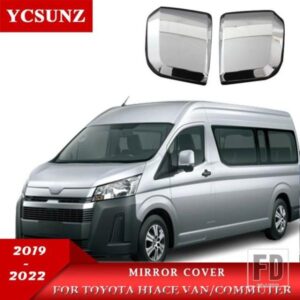 クロームミラーカバートヨタハイエースバン 2019-22 通勤量子アクセサリー外装サイドリアビューミラー YCSUNZ