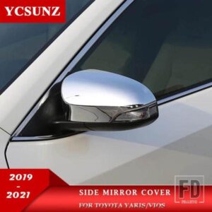 ABS サイドミラーカバートヨタヤリスセダン 2018-21 アクセサリートヨタ VIOS 2019 車外装部品