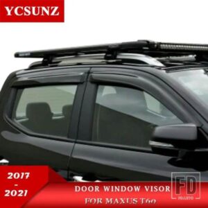 ABS ドアウィンドウバイザー MAXUS T60 LDV UTE 2017-22 サンレインガードディフレクターカーアクセサリー YCSUNZ