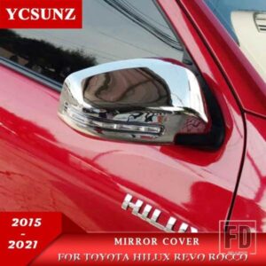 クロームミラーカバー LED トヨタハイラックス REVO ロッコ 2015-20 ハイラックス 2021 4X4 4X2 ダブルキャブアクセサリー