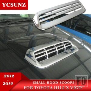 クローム部品 ABS カースタイリングハイラックスアクセサリーなフードスクープアウトレットカバートヨタハイラックス 2012 2013 2014