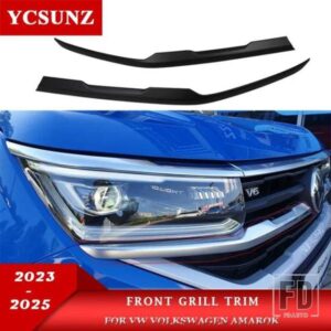 ABS フロントグリルトリムアクセサリー VW フォルクスワーゲン AMAROK 2023 2024 2025 ダブルキャビン車外装部品 YCSUNZ