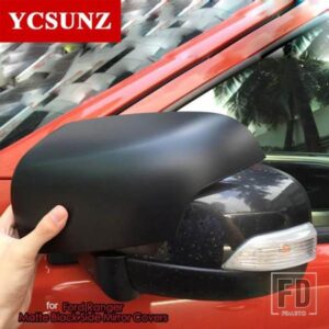 ABS ブラックミラーカバーアクセサリー適合フォードレンジャーワイルドトラック T6 T7 T8 2012-21