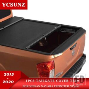 1 個テールゲートカバートリム日産ナバラフロンティア NP300 2015-20 ピックアップトラックカーアクセサリー